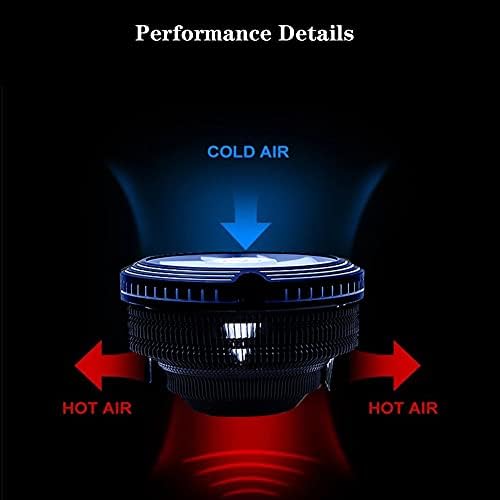 XJJZS PC CPU Cooler Fan Ventilador 120 mm, šarene RGB 4PIN hladnjak za Intel i AMD