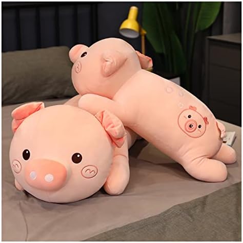 UONGFI 50-90CM plišana svinja dugački jastuk punjene životinje svinja plišana igračka Pink djeca jastuk za spavanje