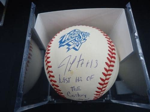 Jim Leyritz potpisao 1999. godine, BASEBALL JSA COA World Series - Autografirani bejzbol