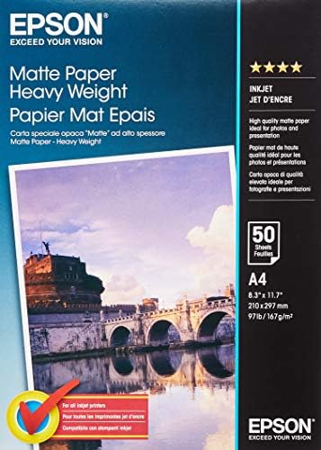 Epson mat papir Velika težina, 167 g/m², 50 Blatt/