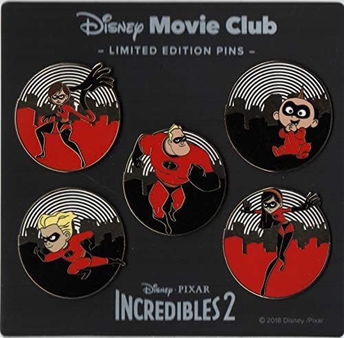 Crtani filmski klub Incredibles 2 pin set SM