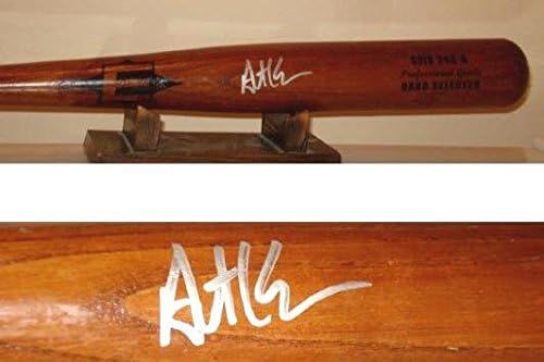 Austin Kearns Autographid Bat s dokazom! - Proljetni trening rabljeni šišmišu! - Autografirani MLB šišmiši