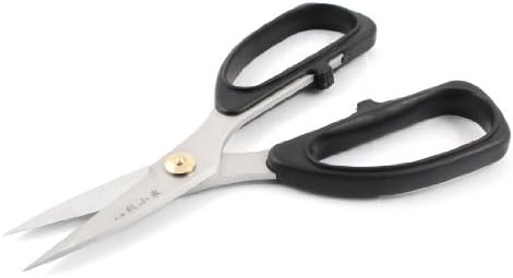 AEXIT 6.7 Dužina ručno upravljani alati za šivanje papira Skissors Hand Tool Silver Tone Crni model: 63AS569QO582