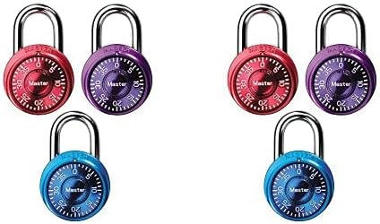 Master Lock Locker Lock Mini kombinirani okvir, 3 brojanja, boje mogu varirati