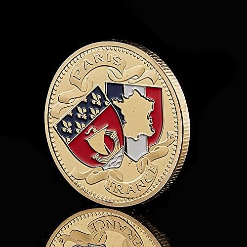 Dekorativna zbirka replike prigodnih kovanica, Francuska, Eiffel Tower, Arc de Trioomphe, Francuska 100. obljetnica