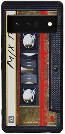 Kompatibilno s Google Pixel 6 Pro Cassette futrolom, Vintage Music Cassette Tape Mix COOL 80S 90S klasična retro grafika