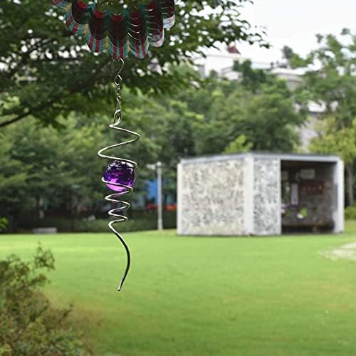 Moroborski rotirajući zvonjavi vjetra, dekoracija kristalne kuglice, viseći zaslon spinners Chime motor unutarnji ukras vanjskih