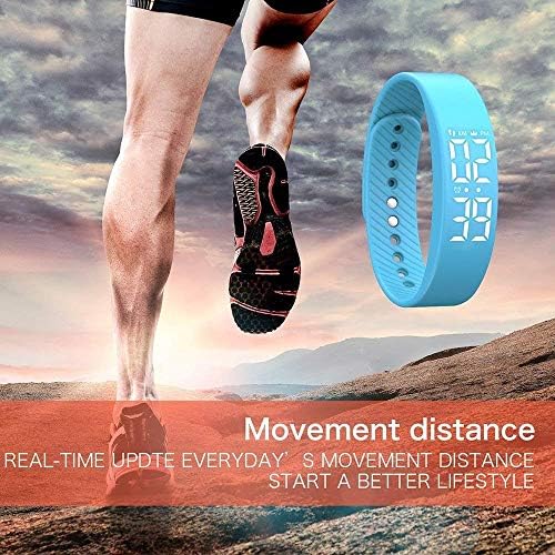 SDFGH Smart narukvica Watch Fitness Sports Activity Tracker Pedometri Dugi zaslon u pripravnosti Koraci Kalorije Udaljenost