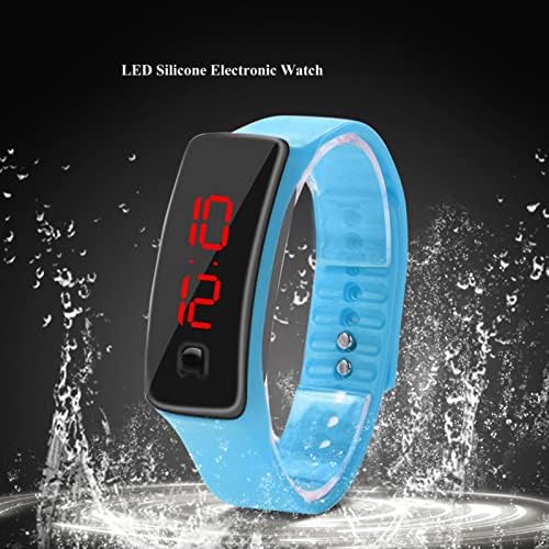 Aynefy Fitness Tracker Watch, LED Watch Sports Silikonski remen Digitalni 12-satni biranje E Aktivnosti tragač za zdravlje.