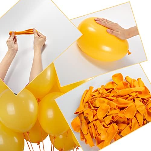 100kom limun žutih balona, 12-inčni žuti baloni od lateksa za zabavu kvalitete helija za ukrašavanje zabava kao što su rođendan,