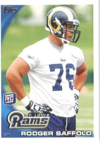 2010. Topps NFL Football Card 432 Rodger Saffold RC - St. Louis Rams NFL Trading Card