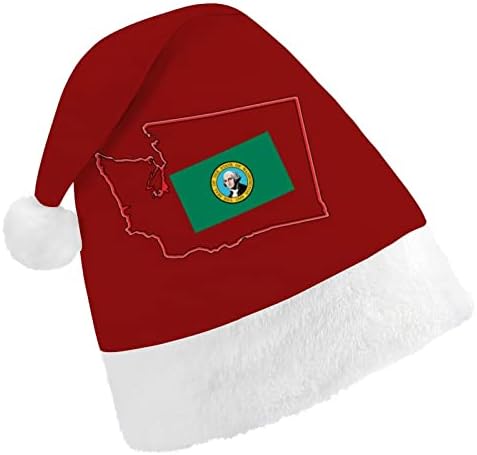 Državna karta i zastava Božićni Šeširi za odrasle na veliko Božićni šešir za blagdane Božićni pribor za zabave