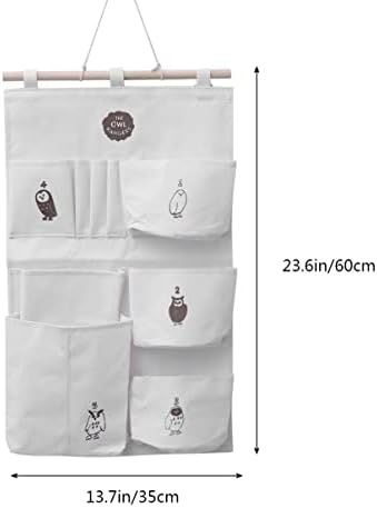 * Jednostavna zidna torba za kućanstvo s Više džepova torba za pohranu u ormaru iznad vrata džepovi za pohranu časopisa organizator