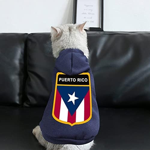 Portoriko zastave pse s kapuljačom dukserice za kućne ljubimce odjeća pulover mačke majice