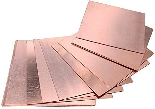Nianxinn bakreni lim folija bakreni list mesing metalni tanki list, percizijski metali za DIY eksperimentalni lim ploče s
