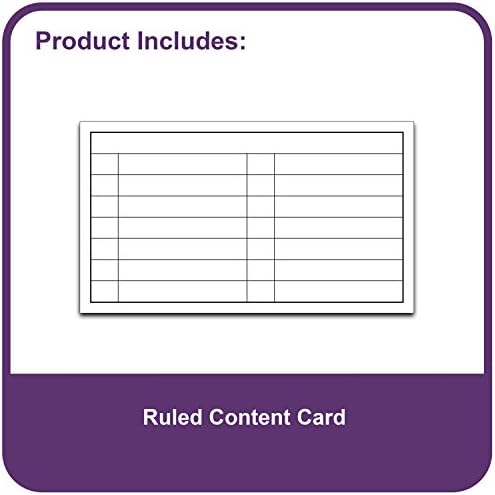 Slučaj indeksne kartice C-Line za indeksne kartice od 4 x 6 inča, razne boje, set od 24 slučaja