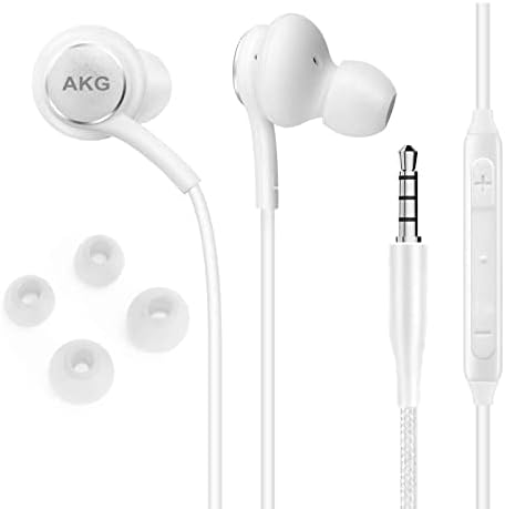 OEM Urbanx Corded Stereo slušalice za Motorola One 5G UW - AKG podešen - s gumbima za mikrofon i volumen - bijeli