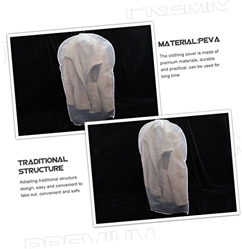 5pcs vrećica za prašinu za odjeću organizator odjeće plastične vrećice za odjeću viseća torba za odjeću putne torbe za odjeću