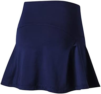 Narhbrg ženske teniske suknje brze suhe atletske golf s visokim strukom, suknja suknja s naplate džepove za trčanje trening
