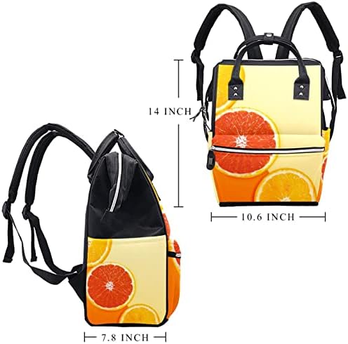 Guerotkr putuju ruksak, vrećica pelena, vrećice s pelena s ruksakom, narančaste voće