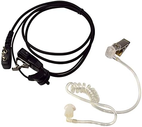 HQRP 2-pinski akustička cijevni slušalica Slušalice Mikrofon je Kompatibilan sa ICOM IC-4GXET, IC-4iA, IC-4iE, IC-4SA, IC-4SA