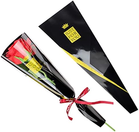 100 komada /4 boje cvjetnog ambalažnog papira, vrećica za pakiranje jedne ruže, pribor za cvjetni buket, Vodootporni cvjetni