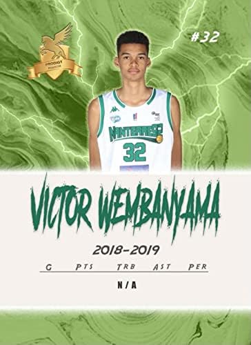 2019 Victor Wembanyama Ekskluzivni prilagođeni košarkaški novitet novajlija - Projektirani 1 odabir 2023. godine NBA drafta