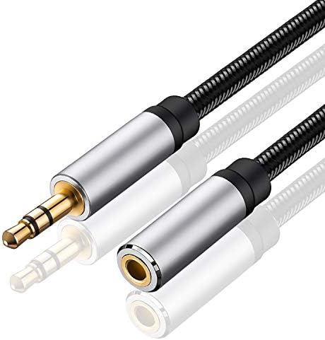 Jelly Tangov kabel za ekstenziju zvuka 20ft, audio pomoćni stereo ekstenzijski audio kabel 3,5 mm stereo dizalica mužjaka