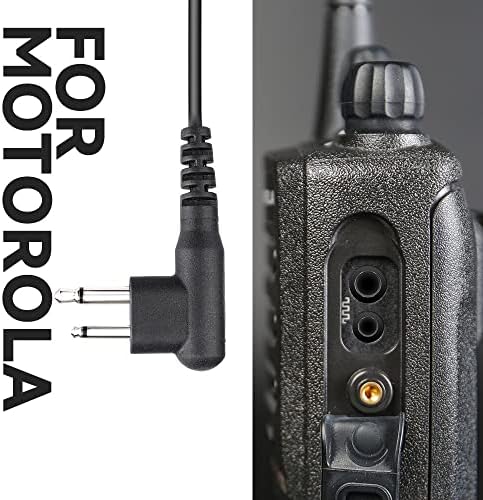 2,5 mm/3,5 mm jednožična slušalica s zvučničkom slušalicom s 2-pinskim priključkom za CCTV komplet za slušalice s mikrofonom