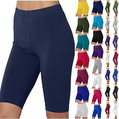 Capri hlače za žene dužine koljena capri joga hlače rastezljivo trčanje u teretani za vježbanje gamaša za kontrolu trbuha