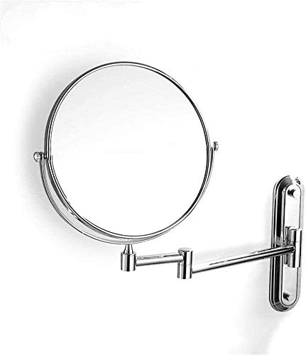 Ogledalo za šminkanje teleskopsko ogledalo za kupaonicu s dvostranim povećanjem sklopivo ogledalo za ljepotu toaletni stolić