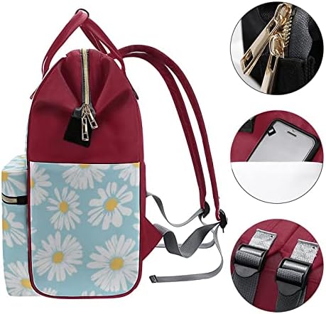 Daisy cvjetna pelena s pelenom ruksak veliki kapacitet ramena vrećica vodootporna putovanja mama
