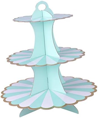 XD dizajnira troslojni kartonski cupcake postolje za desert toranj poslastica složeno tijesto koje poslužuju pladanj hranu