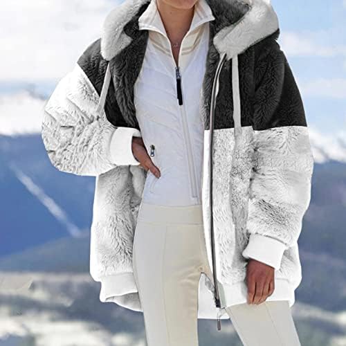 Zimska odjeća za žene modna plus veličina dugih rukava Slatki vrhovi kapuljača Pulover Topli udobni kaputi za duksericu od