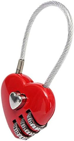 Metermall vrećica za prtljagu ruksak Zink legura Ljubav srce u obliku srca jednostavna lozinka kombinacija zaključavanja