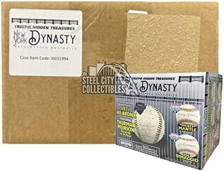 2023. Tristar Hidden Treasures Autografirani bejzbol New York Dinastija 12 -kutija - Autografirani bejzbol