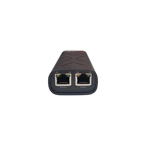 IPCampower Poe napajanje 2 Port Switch & Network Cat5 Cat6 Midspan kabel Raspon Extender Passthrough Repeater za IP kamere