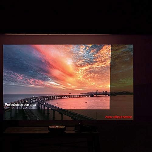 Liruxun 80 100 120 inčni zaslon projektora 16: 9 zaslon za video projekciju bez okvira sklopivi zid montiran za kućni ured