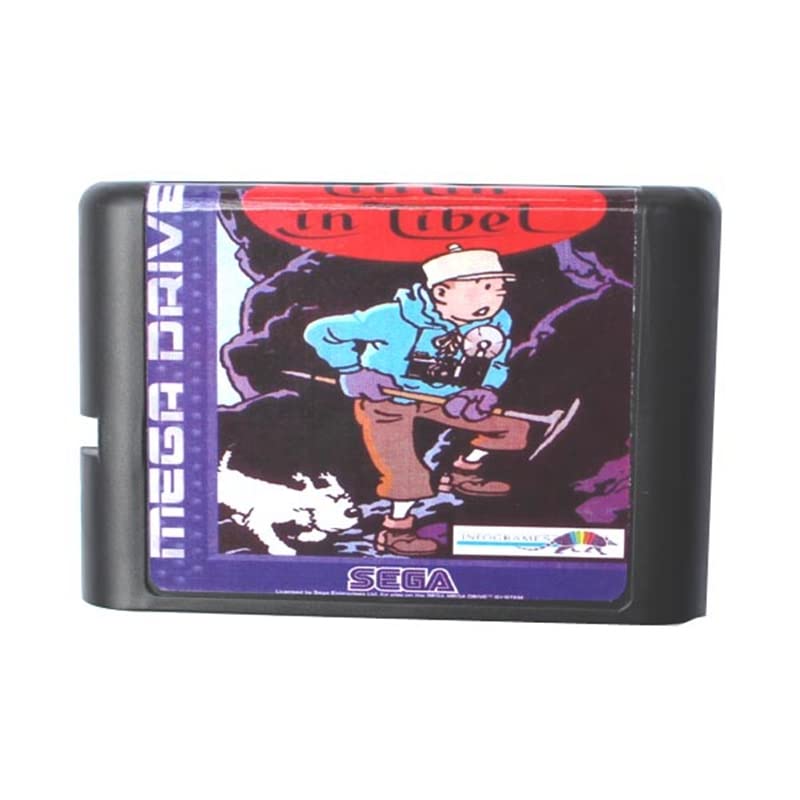 Tin limen u Tibet 16 -bitnoj MD kartici za igru ​​za Sega Mega Drive for Genesis