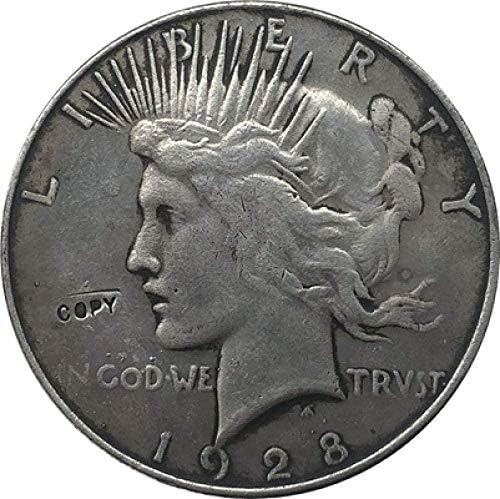 Izazov novčića 1928-s mir dolar kopriva kopiranje ukrasa Zbirke darovi kolekcija novčića