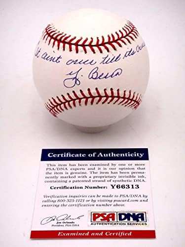 Yogi Berra Ne može se preko njega PSA/DNK potpisati MLB bejzbol autograd. - Autografirani bejzbol
