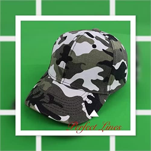 Camo šešir za muškarce žene, izvezeni klasični nisko profil pamučne kamuflažne bejzbol poklon za muškarce žene
