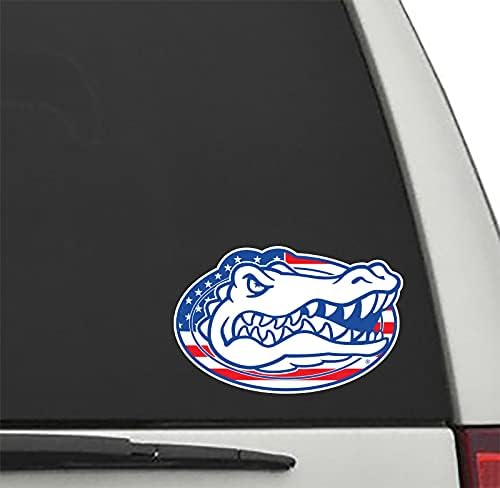 Florida Gators American Flag Gator Head 6 Vinil naljepnica prozor automobila UF naljepnica FBA