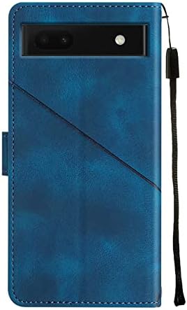 Kompatibilan s torbicom za novčanik od 6 inča s pretincima za kreditne kartice, naslonom za zapešće i dugim vezicama, plava