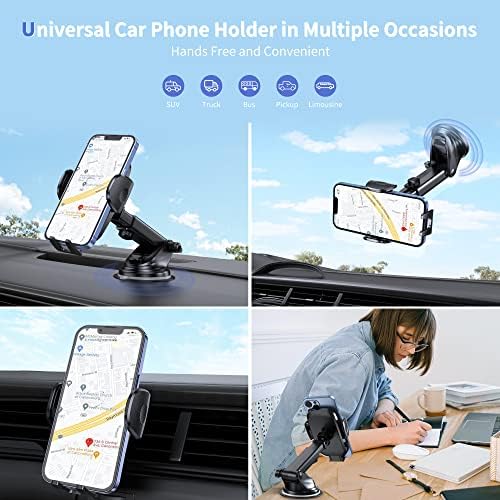 Mountal za telefon Vaouge za automobil, Univerzalni držač telefona za montiranje Nadzorna ploča Air Air, [2022 Ultimate Sucrion]