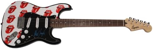Mick Taylor potpisao je autogram pune veličine prilagođene jedinstven Fender Stratocaster Električna gitara s Jamesom Spence