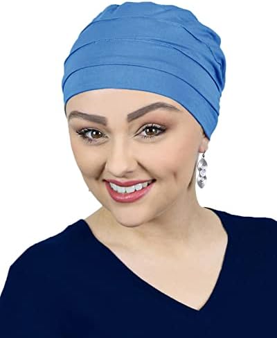 Šap za šešire i više kemoterapije Rak od raka Headwear Women bambus turban 50+ UPF Zaštita od sunca 3 šava