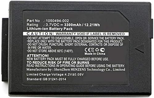 Synergy baterija s skenerom digitalnog barkoda, kompatibilna s TekLogix 7527 WARKABOUT PRO BARCODE SCANNER, Ultra visoki