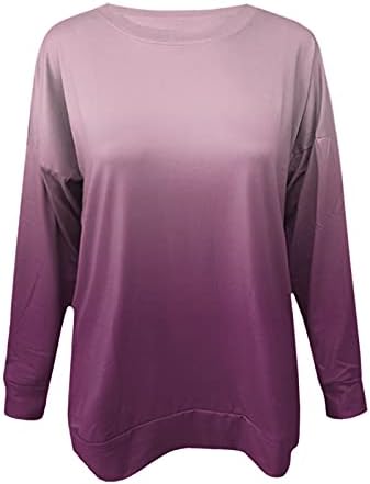 Pulover za žene Y2K tunik bluza modna pirnt odjeća Radna košuljama prenapušena bluza trenirka