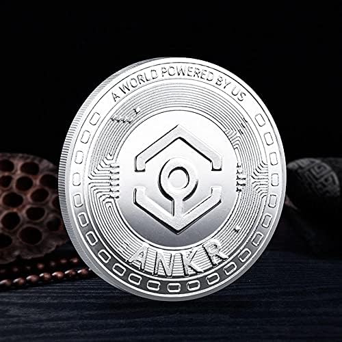 Zbirka ukrasne kovanice sa zaštitnim kućištima Digitalni kovanice Bitcoin Crafts